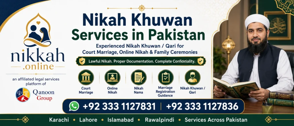 Nikah Khawan Services in Pakistan for Nikah and Marriage Ceremonies